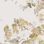 Goldfarbene filigrane Blätter in gold - View 1