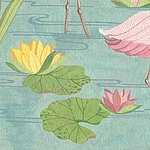 Illustration of water lilies