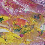 Detail section colourful work of art - View 1