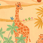 Illustrated giraffe