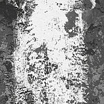 White and black color blobs oil painting - View 1