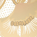 Shimmering gold abstract motif