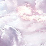 Фиолетовое облачное небо