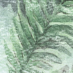 Aquarellzeichnung Blatt grün