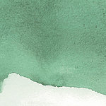 Motif en vert aquarelle et bord inférieur blanc
