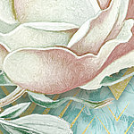 Close-up of a painted rose in pink