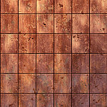 Rust coloured motif
