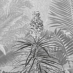 Grey leaf motif - View 1