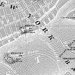 Map in white lines - View 1