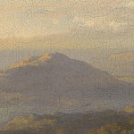 Horizon avec vue sur la montagne dans un style vintage - View 1