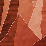 Berge in Rostrot gemalt - View 1