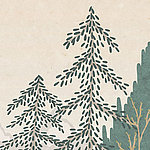Illustration of fir trees