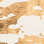 Surface blanche avec motifs brillants dorés