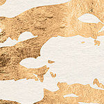 Weiße Fläche mit gold glänzender Musterung - View 1
