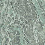 Marble structure in sage green