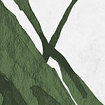Dessin vert et blanc - View 1