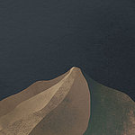 Pic de montagne abstrait en brun - View 1