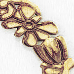 Gold plated flower - View 1
