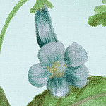 Blue flower on green stem