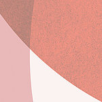 Abstract motif in red-pink and beige