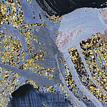Blue colours with gold - View 1