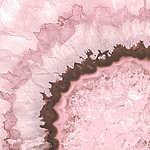 Close-up of a pink gemstone
