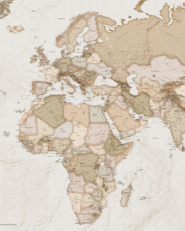 World Map Photomurals