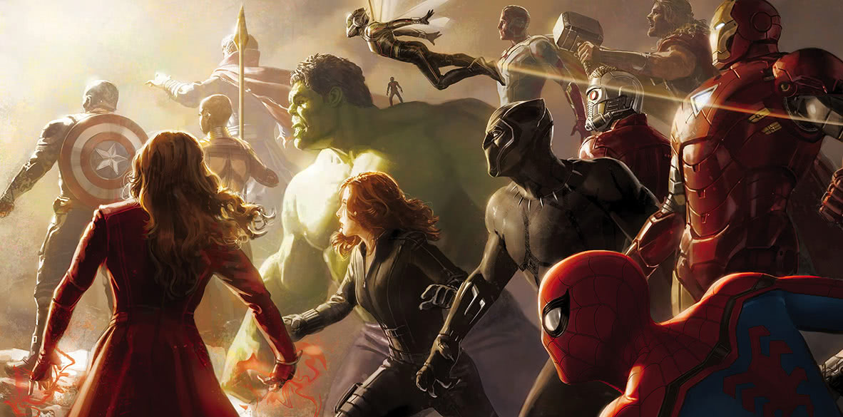 Marvel Avengers Tapete