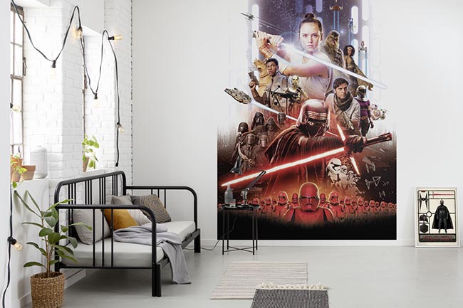 Papel pintado Star Wars sable láser