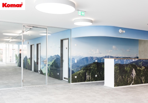 Murals for the open-plan office 