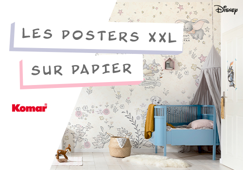 Les posters XXL Komar sur papier – idéals pour une chambre d'enfant