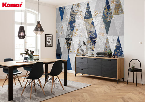 Form and function– geometric pattern murals