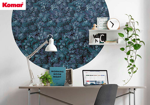 The perfect mural for your home office 